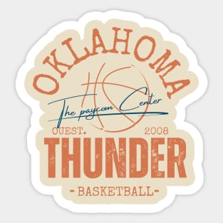 okc thunder Sticker